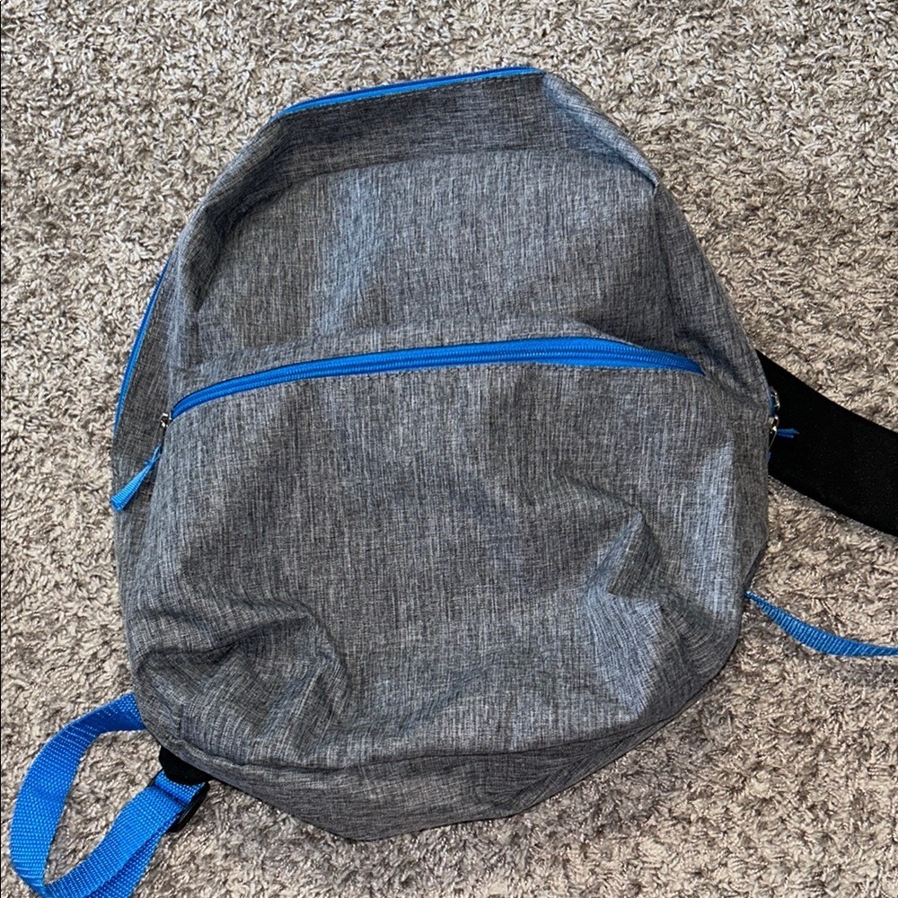 Global Degree Grey Blue Backpack Casual Daypack‎ Travel School Bag